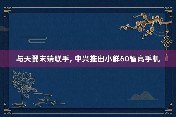 与天翼末端联手, 中兴推出小鲜60智高手机